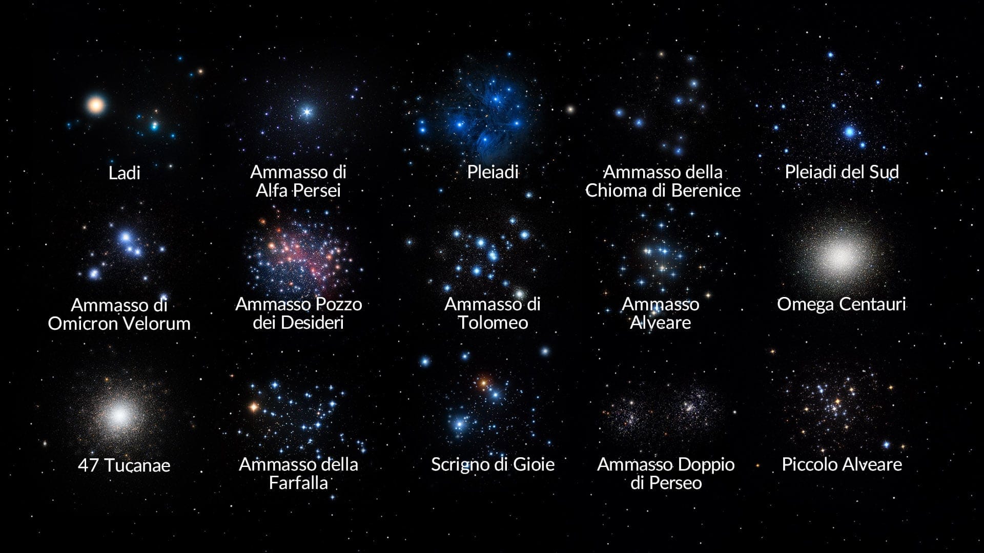 15 star clusters