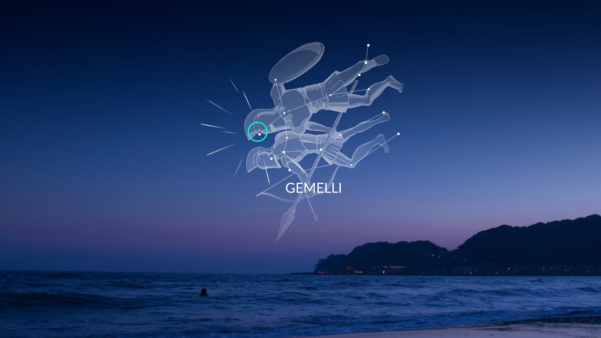 Geminids' radiant