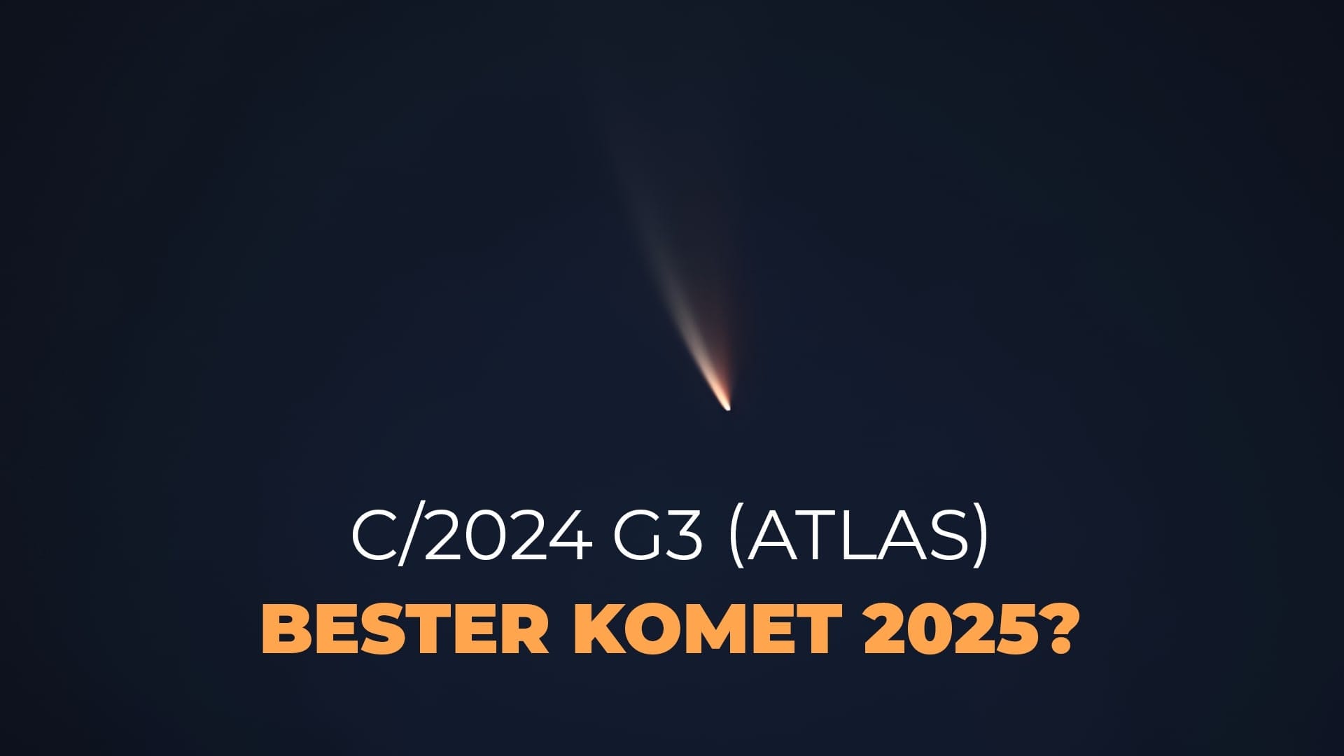 Comet G3 Atlas from ISS