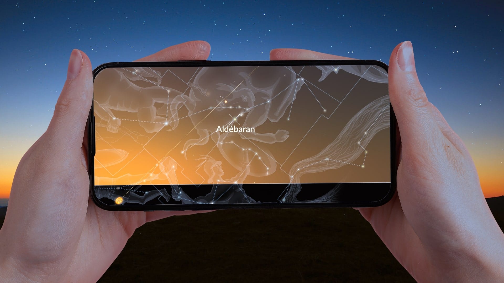 Trouvez Aldebaran avec Sky Tonight