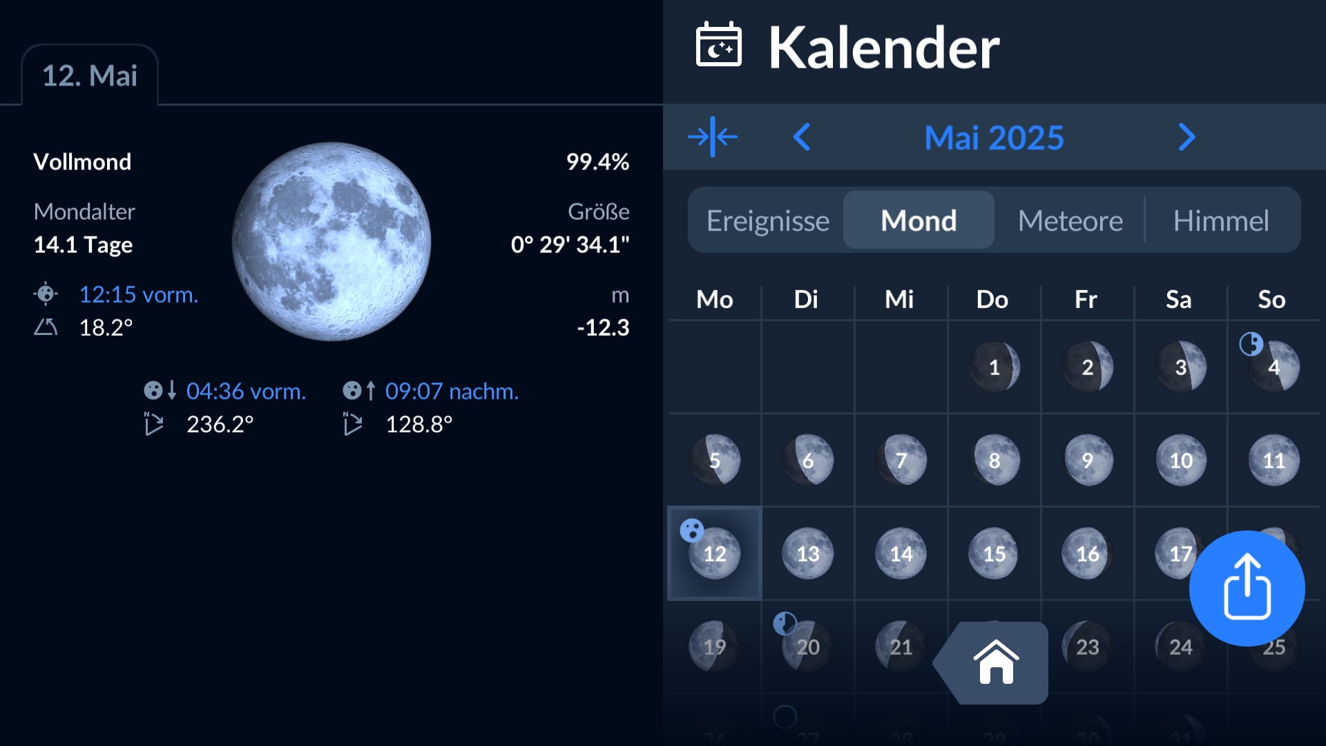 Mondkalender-App