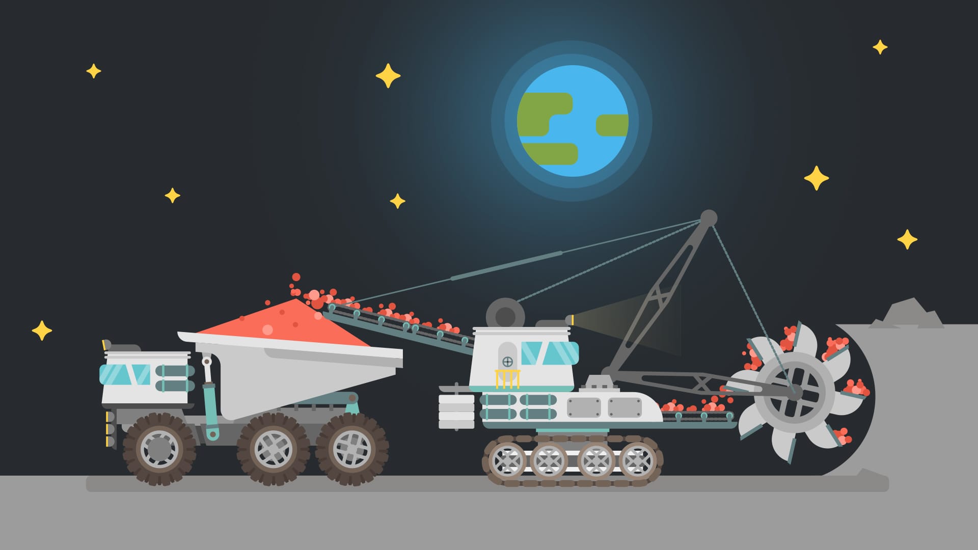 Space Mining Infographic