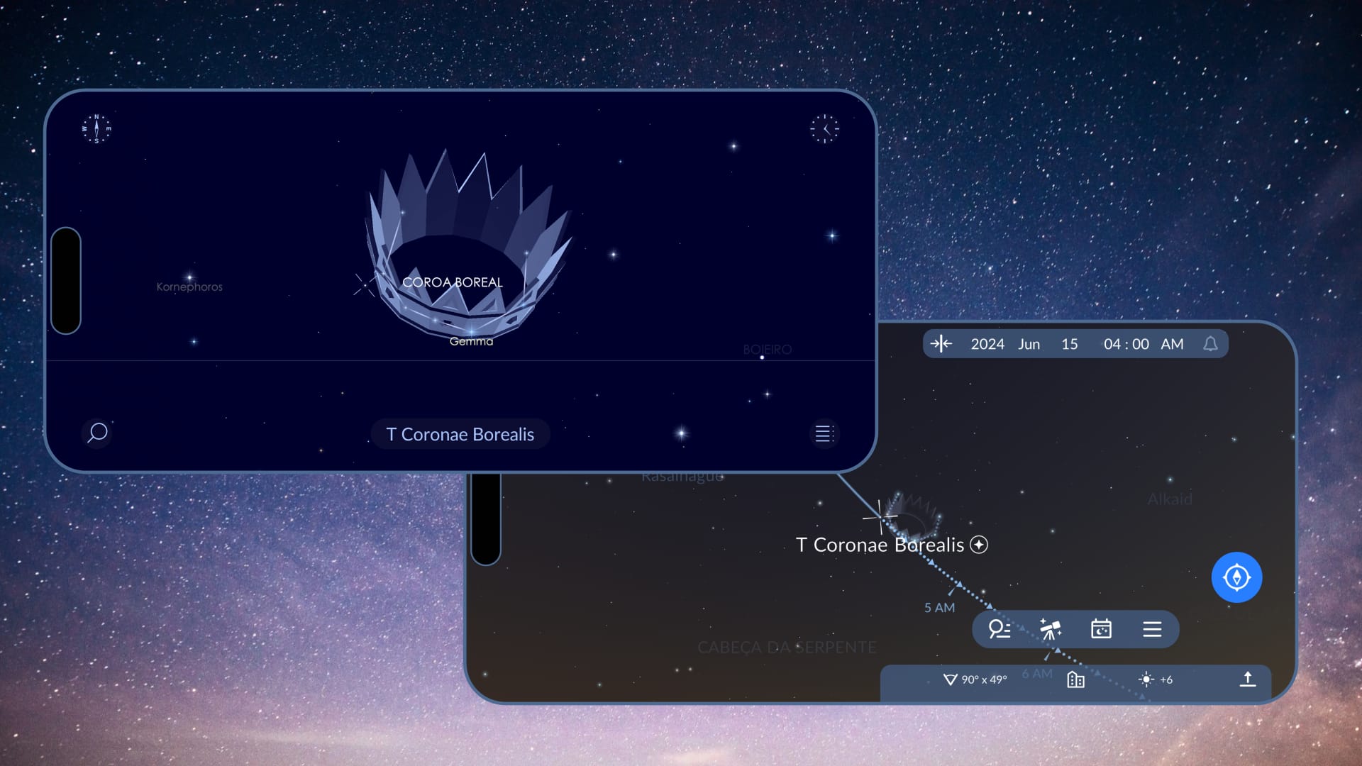 How to find T Coronae Borealis