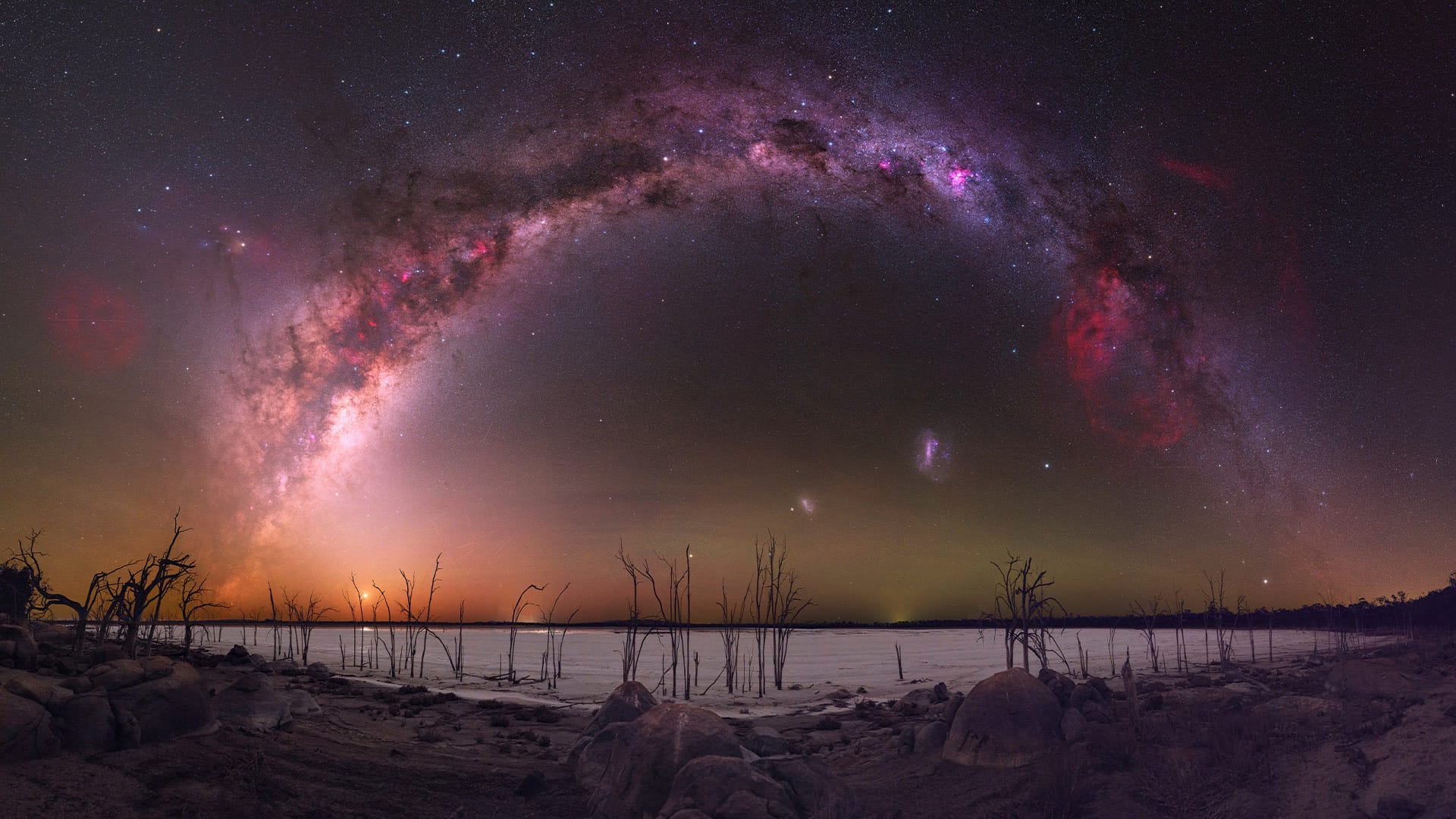 Luce zodiacale e la Via Lattea